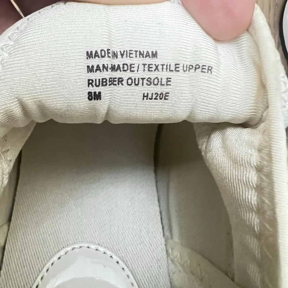 Michael Kors Liv Extreme Trainer Sneakers White Brown Signature Logo Size 8M